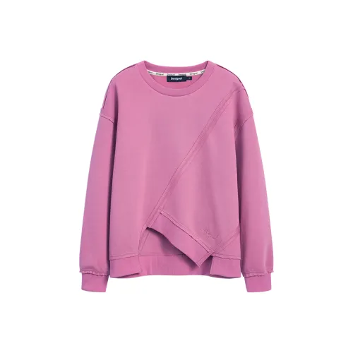 Desigual Фуксия Женские Свитшоты