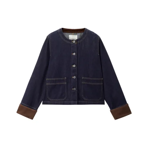Giordano 2025 Winter Denim Jacket Women's