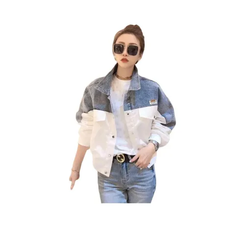 Mu Qingqing Синий Женская Куртка