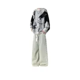 Градиент серый + грязно-желтый