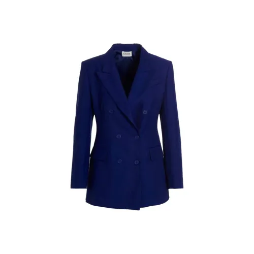 PAROSH Бизнес-костюм пальто женское синий