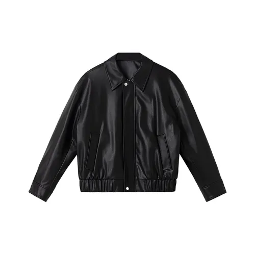 LOUGHNEA Черные Мужские Кожаные Куртки