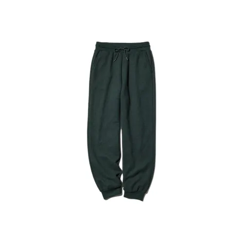 UNIQLO Темно-зеленые женские повседневные штаны