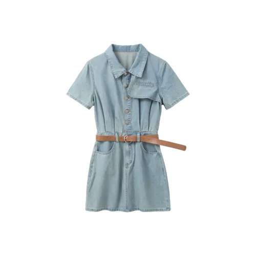 Another Alley Короткий рукав Платье Женское