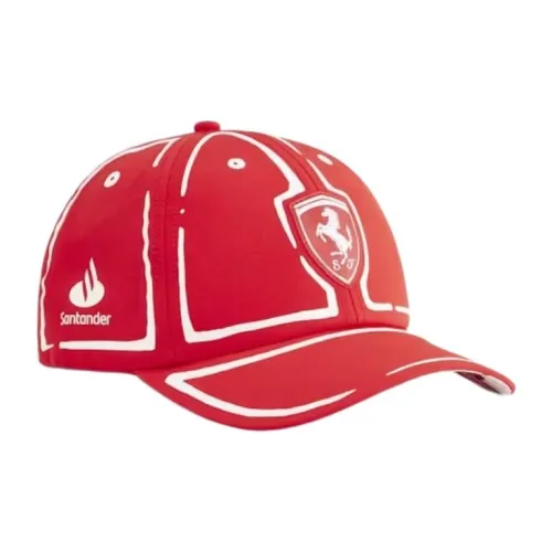 PUMA Полиэстер Кепки Мужские Красные