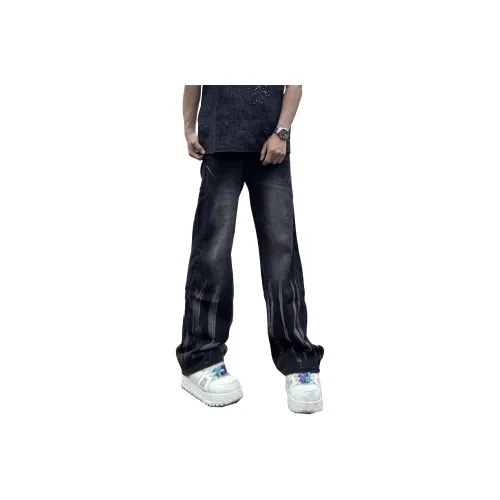 Masongarments Черные Унисекс Джинсы