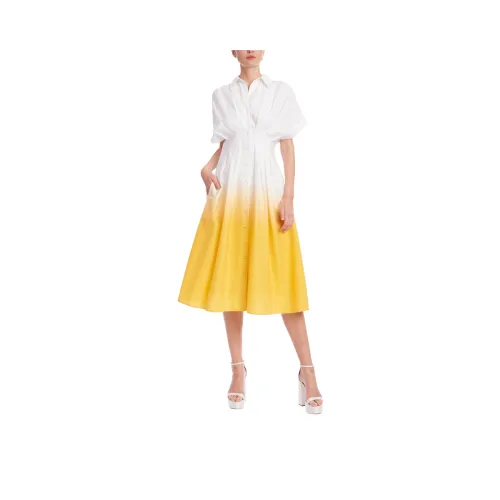 Badgley Mischka Короткий рукав Платье Женское