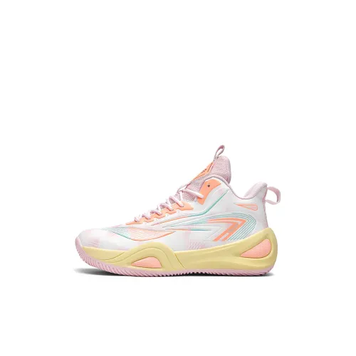 Grace Slip-Resistant Амортизация Устойчивый к износу Легкий Амортизация MID Баскетбольные кроссовки для детей