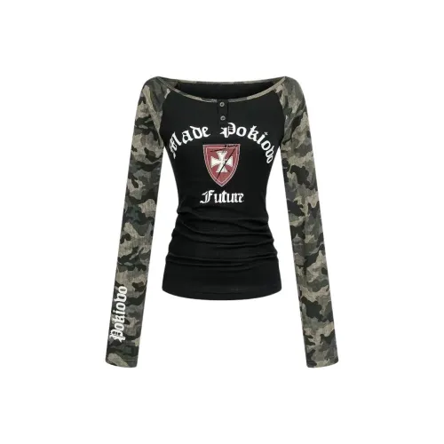 FTTHR Черные Женские T-рубашки