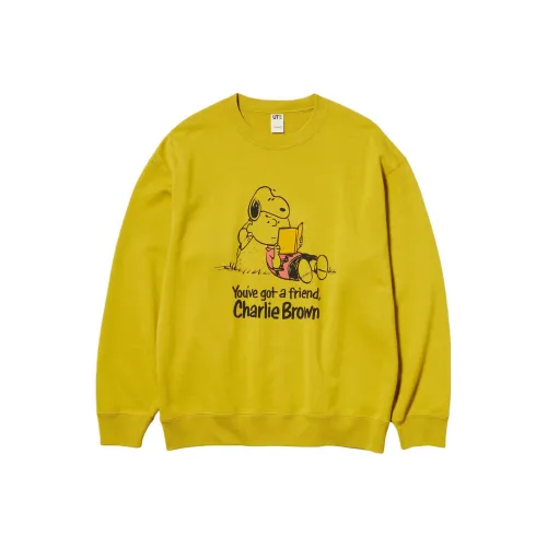 UNIQLO Желтый Унисекс Свитшоты