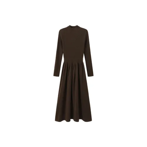 Another Alley Длинное платье с длинными рукавами женское