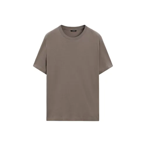 Massimo Dutti Темно-серые Мужские T-рубашки