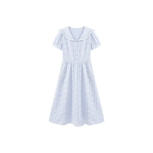 Another Alley Короткий рукав Платье Женское