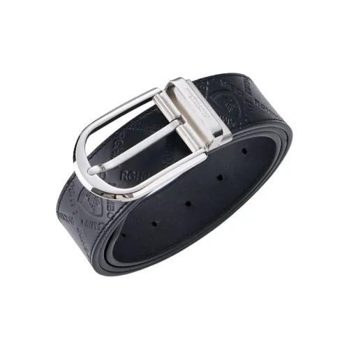 AUTOMOBILI LAMBORGHINI Ремни из коровьей кожи Мужской 3,7 см