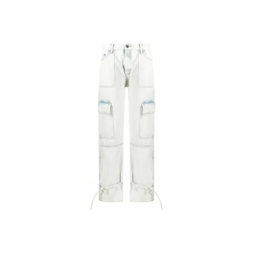 Off Белый Мужской Джинсы