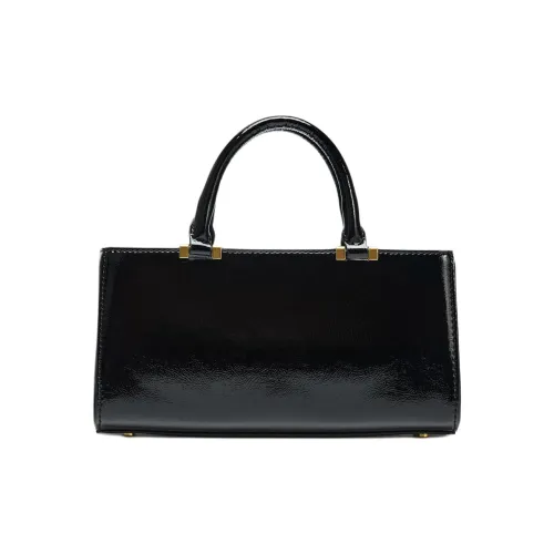 ZARA Полиуретан Сумка Мини Женская Черная