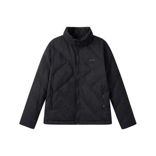 DAVID NAMAN Черный Мужской Пуховик