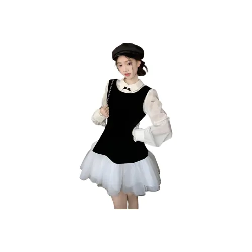 CBDVY Черный Женский Комплект с Юбкой