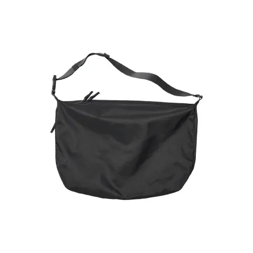 UNIQLO Полиэстер Плечо Сумка Унисекс Черный