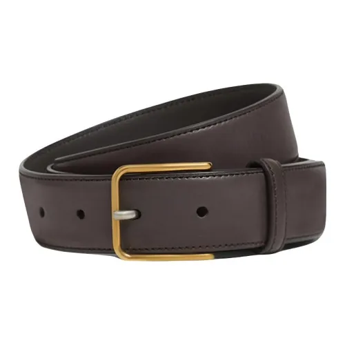 Zegna Ремни из коровьей кожи Мужской Темно-коричневый