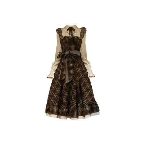 GRAYISMOON Длинное платье с длинными рукавами женское