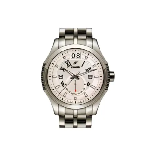 ENICAR Кварцевый механизм Мужские часы 40 мм Шампанское