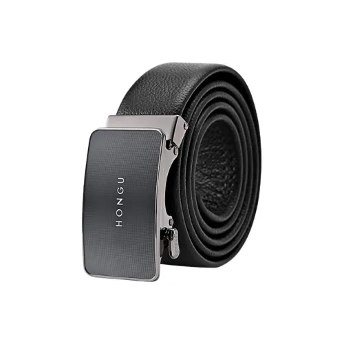 HONGU Ремни из коровьей кожи Мужской 3,4CM