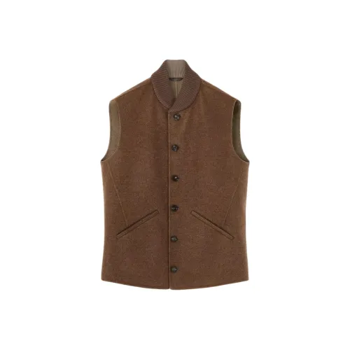 Loro Piana Сосновое дерево Парфюм Смешанный цвет Мужские Жилеты