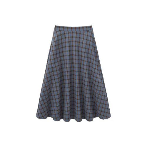 Another Alley 2024 Осенний и Зимний Повседневный Длинный Юбка Женская