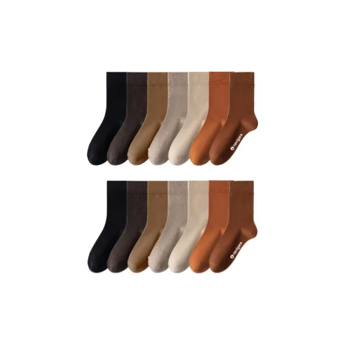 NAVIGARE [14 пачек] 2 смешанных цвета женские носки до икры MID