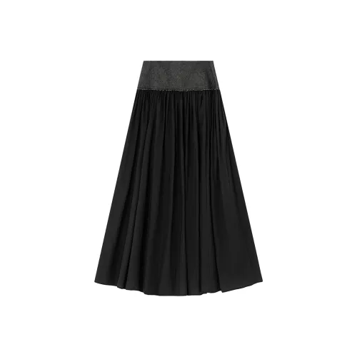 SOON FLOWER Повседневная длинная юбка для женщин