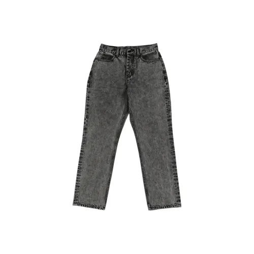 AJOBYAJO FW25 Снег Washed Jeans Men's