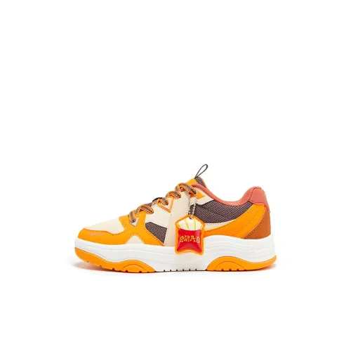 XTEP Slip Resistant Abrasion Resistant Низкий Топ Детские Скейтбординги Овсяный Агаровое дерево Умбра