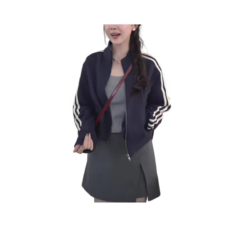 LADYXIEXIE Темно-синий Giveaway Бренд Наклеенный Женские Толстовки