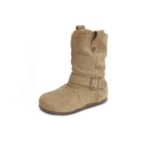 OLDDESIRE Martin Boots Khaki Women's