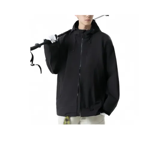 Lan Miao Черный Унисекс Куртки