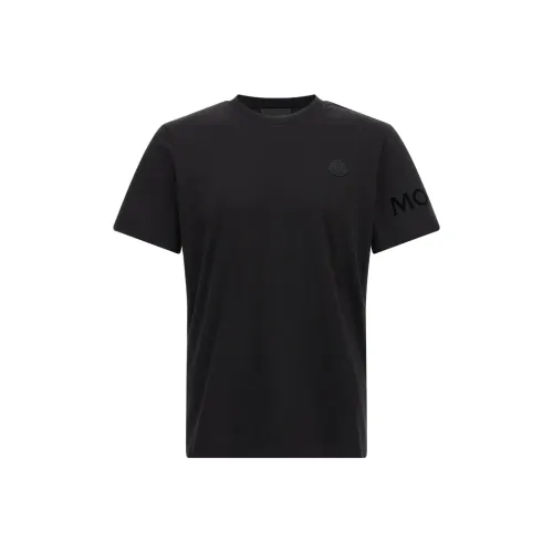 Moncler Мужские черные футболки