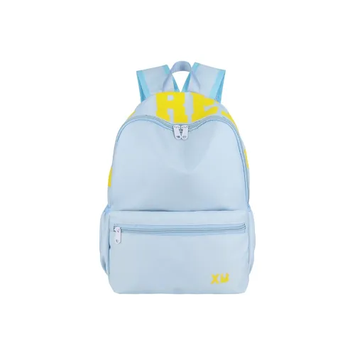 ZKHE Нейлоновый рюкзак стандартный белый светло-синий светло-желтый