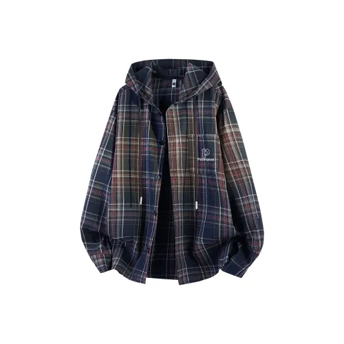 PAL ONGACO Темно-синие унисекс рубашки