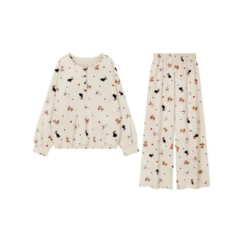 Tipsy Miss Весенний Осенний Комплект Пижам Женские