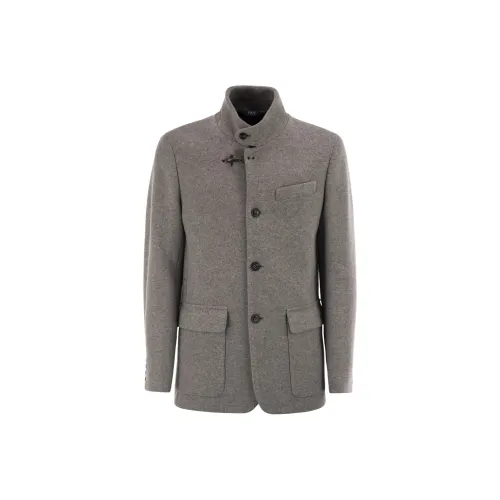 Fay Серый Мужской Пальто