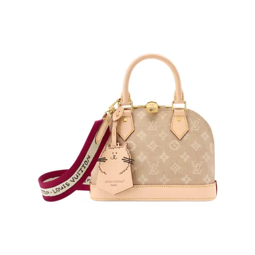 LOUIS VUITTON Alma BB Логотип Сумка через плечо Сумка Маленькая Женская Бежевая
