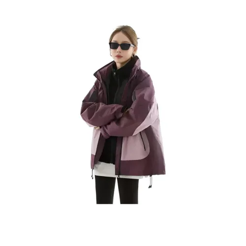 ZCDECO Светло-фиолетовый Женский Куртки