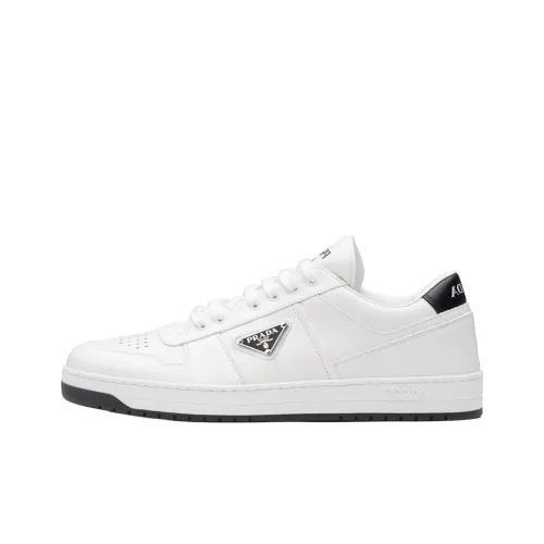 PRADA Низкий Топ Стильный Скейтбординг Мужской Белый