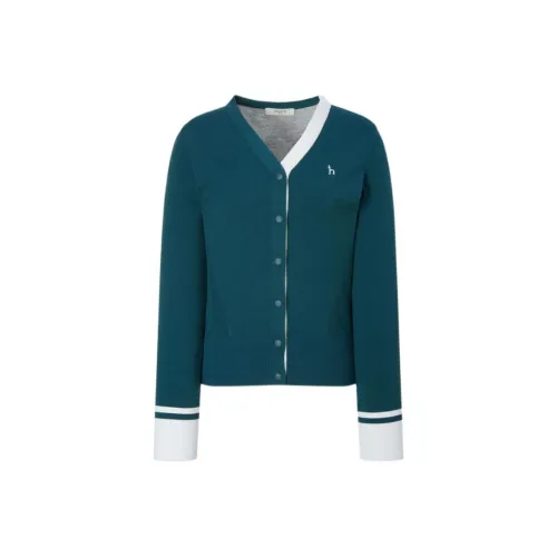 HAZZYS Темно-синий зеленый женский трикотаж