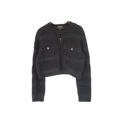 CHANEL Темно-серые женские свитеры