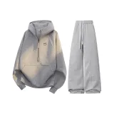 Топ Фотиния Серый + Штаны Светло-Серые