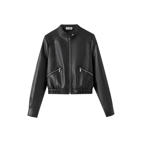 YICHEN Женские кожаные куртки