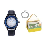 Чисто белый кварцевый часы Pre-Announcement, коробка