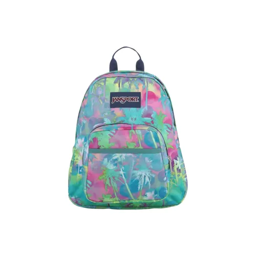 Jansport Ткань Рюкзак Мини Женский Синий и Многоцветный